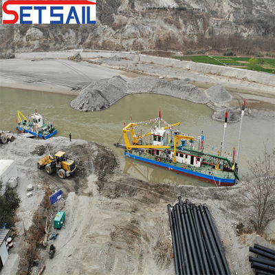 800м3 водопроводный резчик, насос песка, драгер с установленным парусом и гидравлической системой Rexroth
