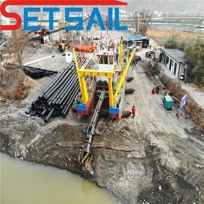 Высококоррозионный резчик всасывающий драгер с подводным песковым насосом Siemens PLC