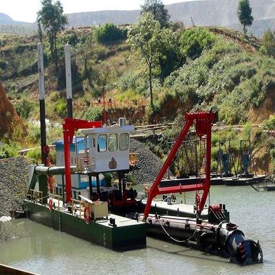 US 100000/Set Customized Diesel Enigne Hydraulic Dredger с всасывающим насосом и якорным прутом