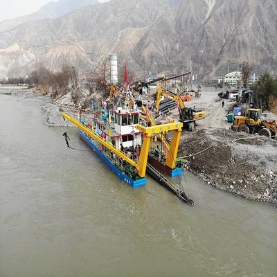 US 100000/Set Customized Diesel Enigne Hydraulic Dredger с всасывающим насосом и якорным прутом