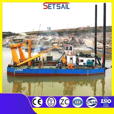Siemens PLC Cutter Head Cutter Suction Dredger с потоковым счетчиком Дизельный тип питания