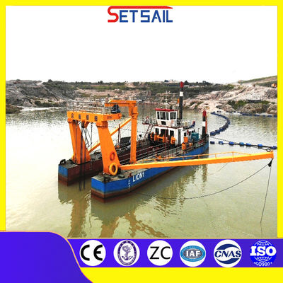 Siemens PLC Cutter Head Cutter Suction Dredger с потоковым счетчиком Дизельный тип питания