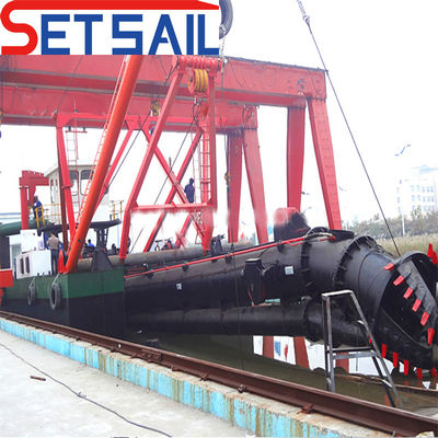 US 14 дюймовый отсос речной песковод с HDPE трубой и 70kw-110kw мощностью отсека