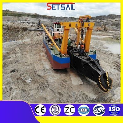 Настройка Crown Cutter Head Cutter Suction Dredging Machinery с подводным насосом
