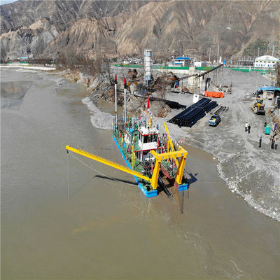 GPS Position Cutter Suction Dredger QHCSE-33 для гидравлического дизельного двигателя для дноуглубления морского песка