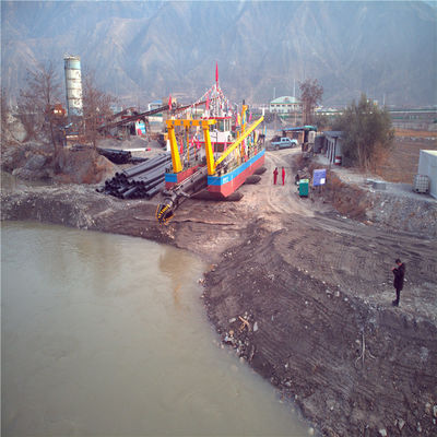 GPS Position Cutter Suction Dredger QHCSE-33 для гидравлического дизельного двигателя для дноуглубления морского песка
