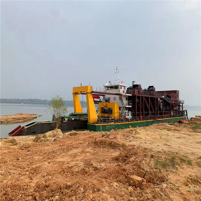 Siemens PLC Cutter Suction Lake Mud Dredger с гидравлической лебедкой Требуется полная оплата