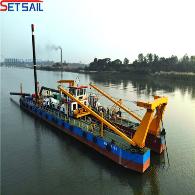 31.1 М. Общая длина US Set Sail 10 дюймовый резчик Suction Silt Dredger с режущими зубами