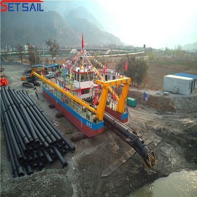 31.1 М. Общая длина US Set Sail 10 дюймовый резчик Suction Silt Dredger с режущими зубами