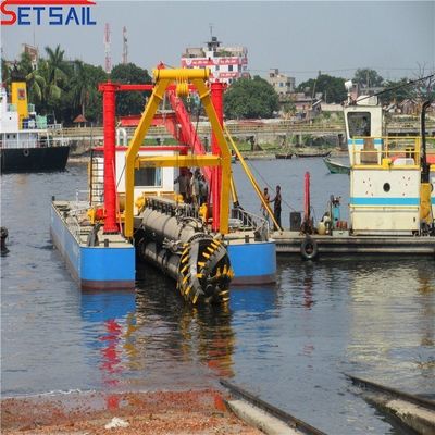 31.1 М. Общая длина US Set Sail 10 дюймовый резчик Suction Silt Dredger с режущими зубами