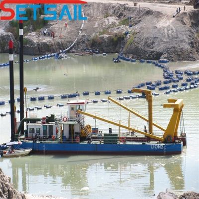 800м3 Водный поток 50кВт Мощь резача дизельного двигателя 8 дюймовые машины для выкачки песка