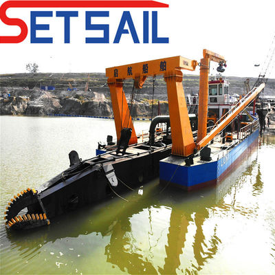 QHCSD-227 Полный гидравлический Spud Carriage Cutter Suction Dredger с индивидуальным запросом