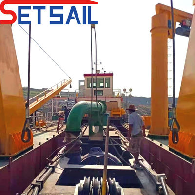QHCSD-227 Полный гидравлический Spud Carriage Cutter Suction Dredger с индивидуальным запросом