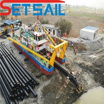 Высококоррозионный резчик всасывающий драгер с подводным песковым насосом Siemens PLC