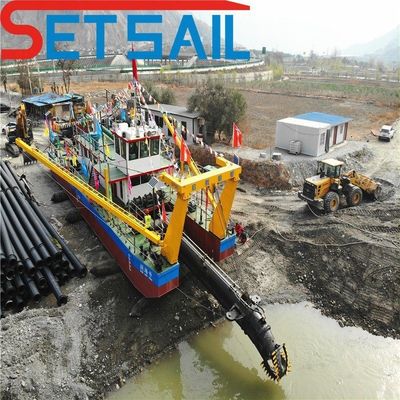 Высококоррозионный резчик всасывающий драгер с подводным песковым насосом Siemens PLC