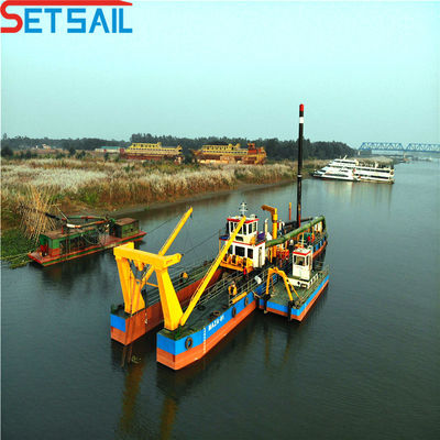 Река и озеро Использованный Fada Gerbox Cutter Suction Dredger 5m-15m Общая ширина Продажа
