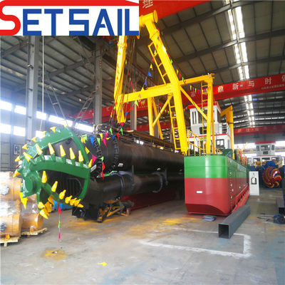28 дюймов поток воды 7000м3 резач всасывающий драгер с 160kn Swing Winch тяговой силой