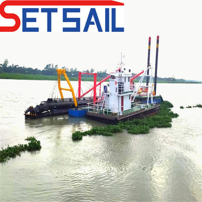 Специализированный Weichai Cutter Suction Dredging Sand Boat с положением Spud Rexroth Hydraulic