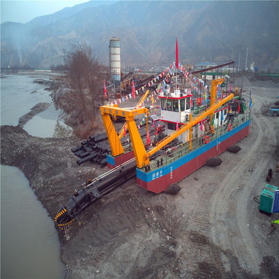 1800cm * 380cm * 220cm Размер пакета Siemens PLC Control Cutter Suction Dredger для реки