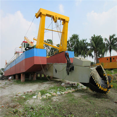 1800cm * 380cm * 220cm Размер пакета Siemens PLC Control Cutter Suction Dredger для реки