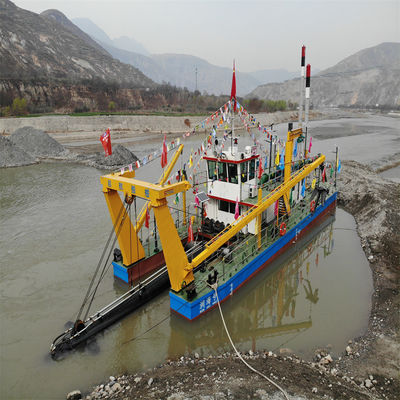 1800cm * 380cm * 220cm Размер пакета Siemens PLC Control Cutter Suction Dredger для реки