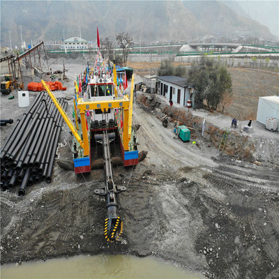 1800cm * 380cm * 220cm Размер пакета Siemens PLC Control Cutter Suction Dredger для реки