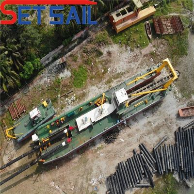 QHCSD-327 26 дюймовый отсосающий отсосающий песок дноводный дновод с диаметром головы отсека 2400 мм