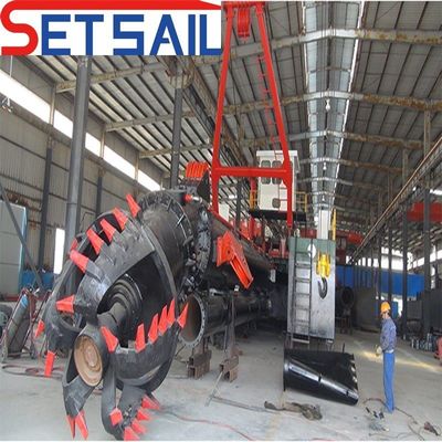 Дизельный двигатель типа Siemens PLC Cutter Suction Dredging Sand Machine для речного песка