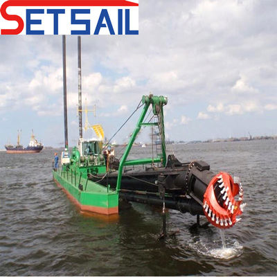 Дизельный двигатель типа Siemens PLC Cutter Suction Dredging Sand Machine для речного песка