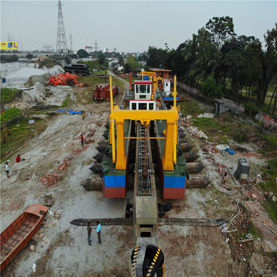 Система Siemens PLC 25m Max Dredging Cutter Suction Sand Dredger для выкачки песка