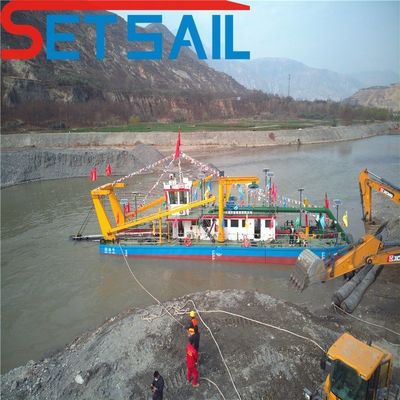Глубина дноуглубления 0,5-30 метров Siemens PLC System Mining Gold Cutter Suction Sand Dredger