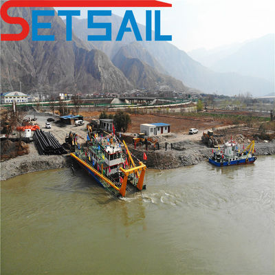 Глубина дноуглубления 0,5-30 метров Siemens PLC System Mining Gold Cutter Suction Sand Dredger