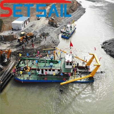 Глубина дноуглубления 0,5-30 метров Siemens PLC System Mining Gold Cutter Suction Sand Dredger