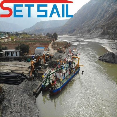 Глубина дноуглубления 0,5-30 метров Siemens PLC System Mining Gold Cutter Suction Sand Dredger