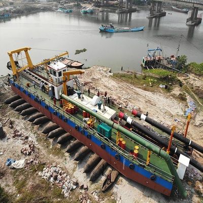 18 м глубина дноуглубления резчик всасывающий дноуглубитель для портового строительства и дноуглубления резервуаров