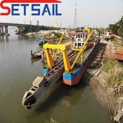 6mm-20mm боковой плоски толщины резчик всасывающий драгер для песка в Sea Port Lake
