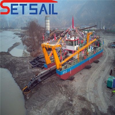 6mm-20mm боковой плоски толщины резчик всасывающий драгер для песка в Sea Port Lake