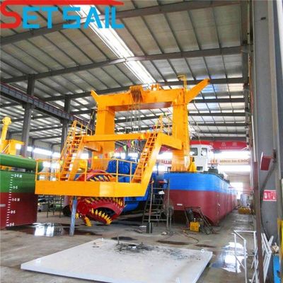 Послепродажное обслуживание Lifeong Advanced Cutter Suction Sand Dredger Общая глубина 1,5-5 м