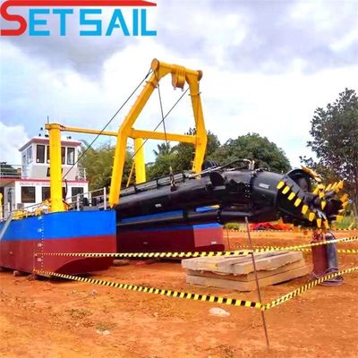 Послепродажное обслуживание Lifeong Advanced Cutter Suction Sand Dredger Общая глубина 1,5-5 м