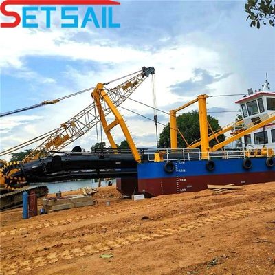 Послепродажное обслуживание Lifeong Advanced Cutter Suction Sand Dredger Общая глубина 1,5-5 м