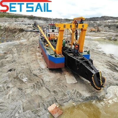 80kn Swing Winch 22inch Cutter Suction Sand Dredger с гидравлическим и дизельным двигателем