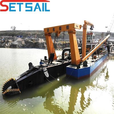 80kn Swing Winch 22inch Cutter Suction Sand Dredger с гидравлическим и дизельным двигателем