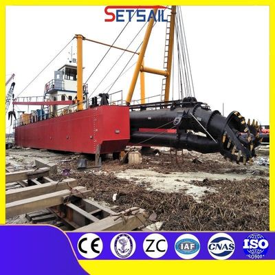 CCS Customized Cutter Suction Barge Dredger с 5-6 лопастями и высокой мощностью насоса