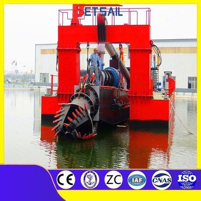 CCS Customized Cutter Suction Barge Dredger с 5-6 лопастями и высокой мощностью насоса