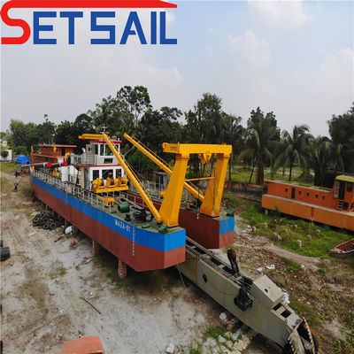 QHCSD-467 Slot Type 18 Inch Cutter Suction Dredging Ship с дизельным двигателем и насосом