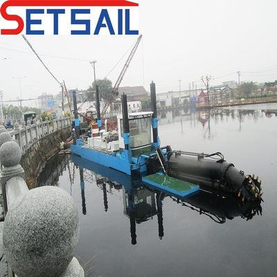 18 дюймовый сосковый катер для дноуглубления 2,25 м Поток воды 3500 кубических метров