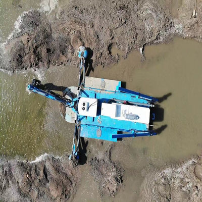 CTS Slot Type Full Automatic Amphibious River Sand Dredger для выработки канав и производительности