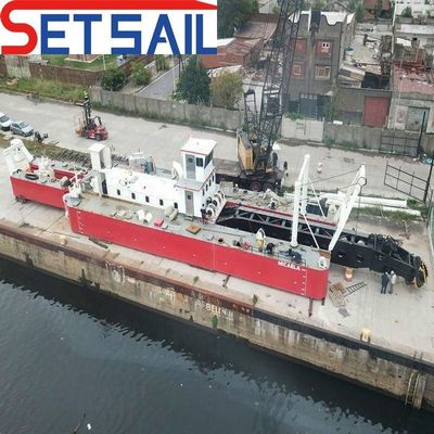 18-дюймовый отсосный песковод с крытым краном QHCSD-477 700 м3 вместимость 700 м3