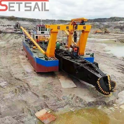 1342кВт мощность главного двигателя 20 дюймовый отсекатель всасывающий драгер для тяжелой добычи песка
