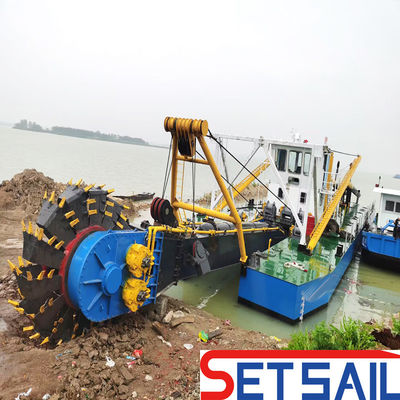 Настраивается с 30-дневным возвратным возмещением Siemens PLC Diesel Engien Wheel Bucket Dredger
